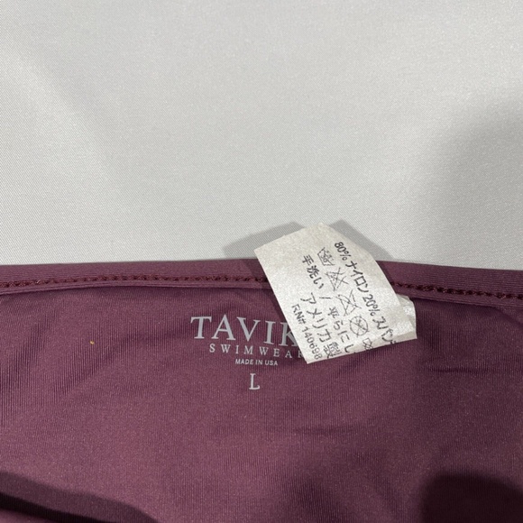 NEW‎ TAVIK [ Large ] Antic Moderate Bikini Bottom in Merlot - Picture 7 of 11